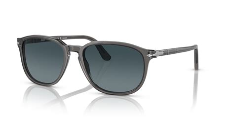 0po3019s square sunglasses|Persol PO3019S Sunglasses in Transparent Grey .